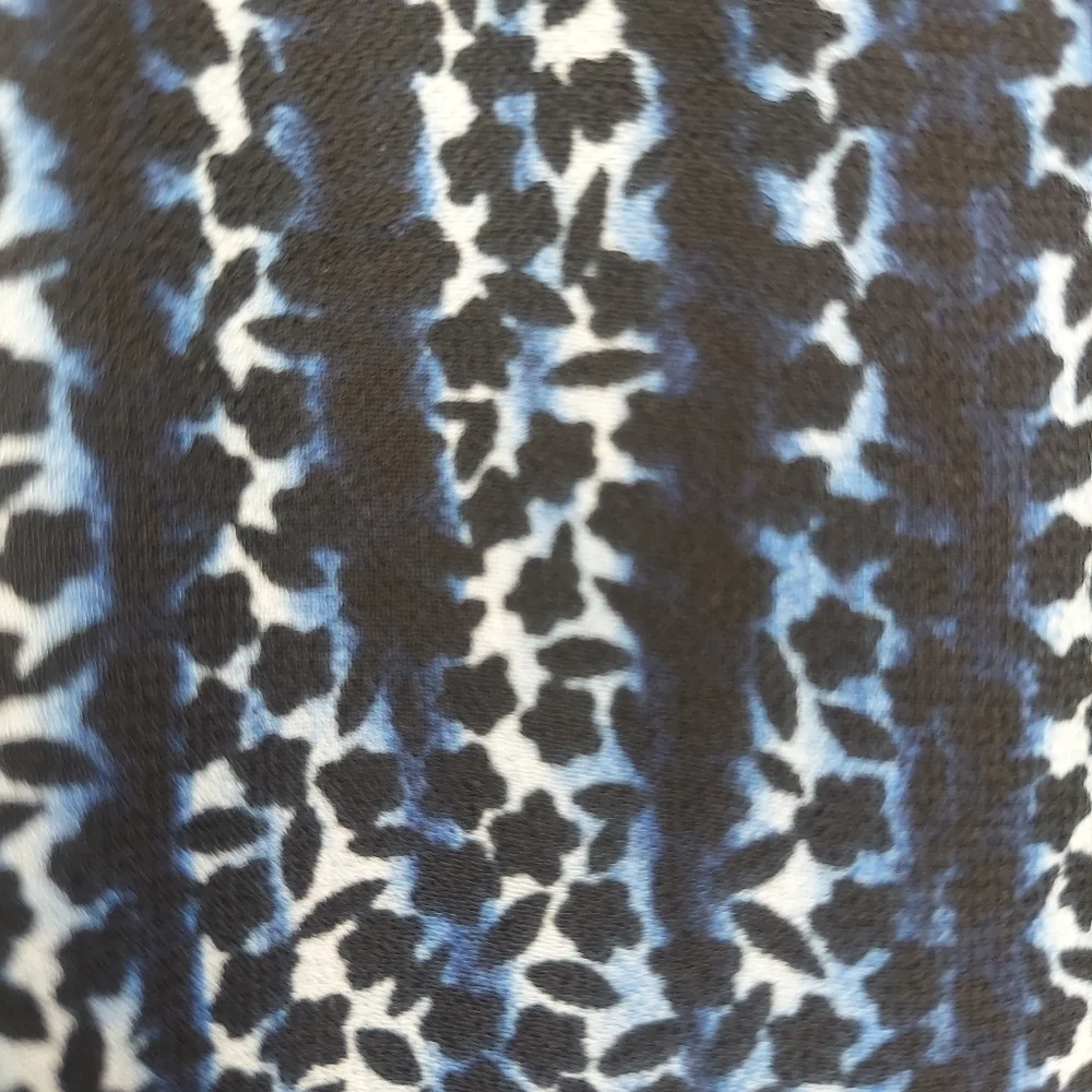 Michael Kors Women's Animal Print Peplum Top Elastic around waist Size Large
